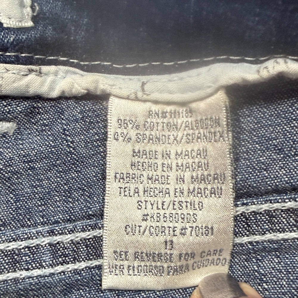 Baby Phat Dark Wide Leg Blue Jeans, Size 13, NWOT, MAKE AN OFFER!!! - Picture 9 of 11